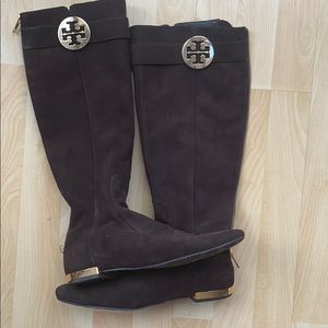 Tory Burch outlet Sz 8.5 Brown suede boots